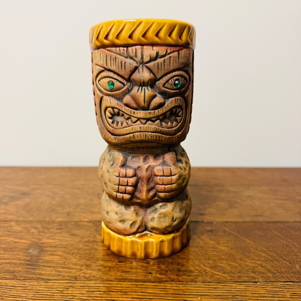 Lot of 2 Trader Dick's Nugget Casino Tiki Mugs Reno Nevada Vintage Barware - Picture 11 of 16